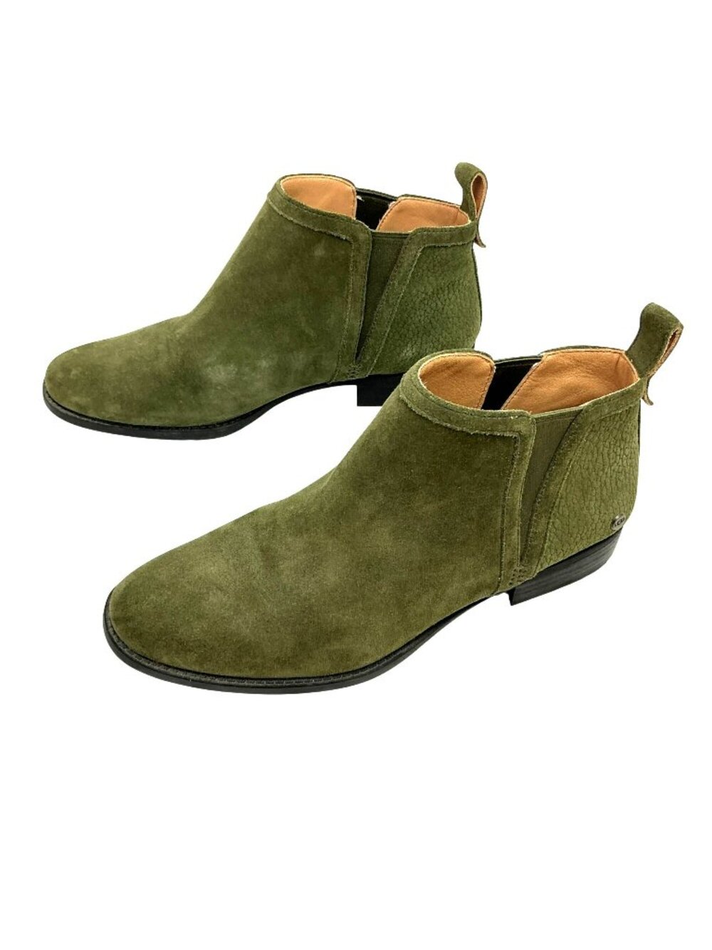 UGG McClaire Suede Chelsea Boots Womens 9 Olive Green